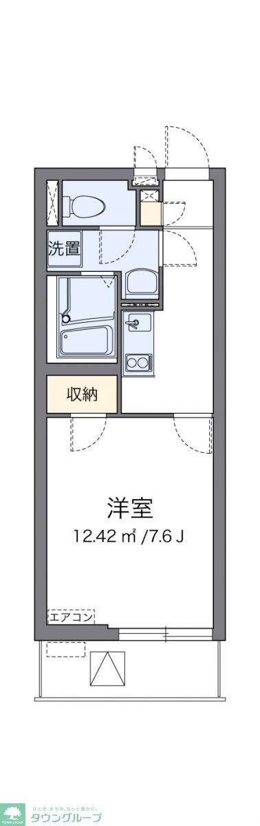 クレイノグランシーダの物件間取画像