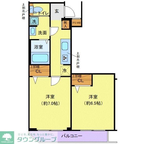 クレヴィスタ赤羽の物件間取画像