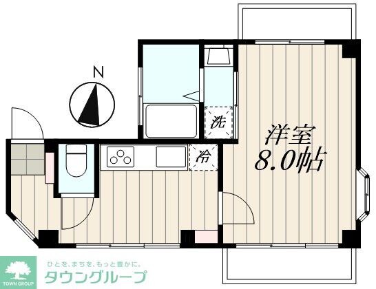 常盤台フジハイツの物件間取画像