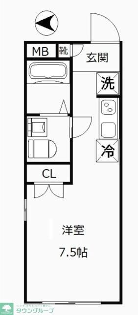 リノ西落合の物件間取画像