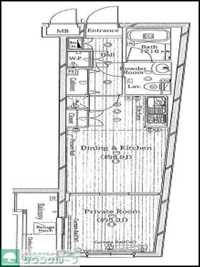 AQUA TOKYO NORTHCITYの物件間取画像