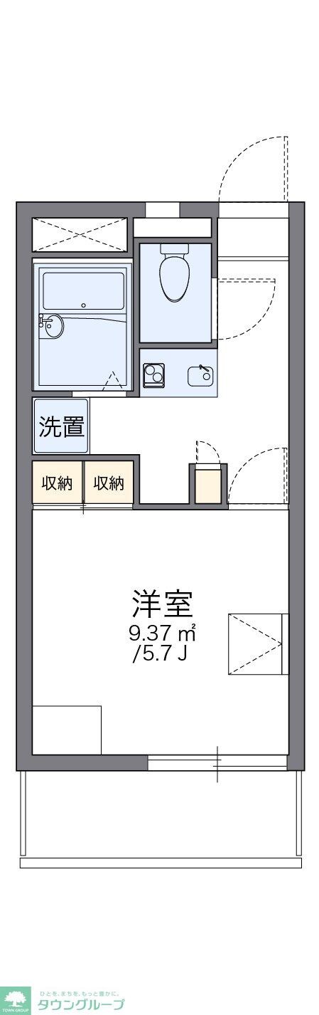 レオパレスソフィア　オオタの物件間取画像