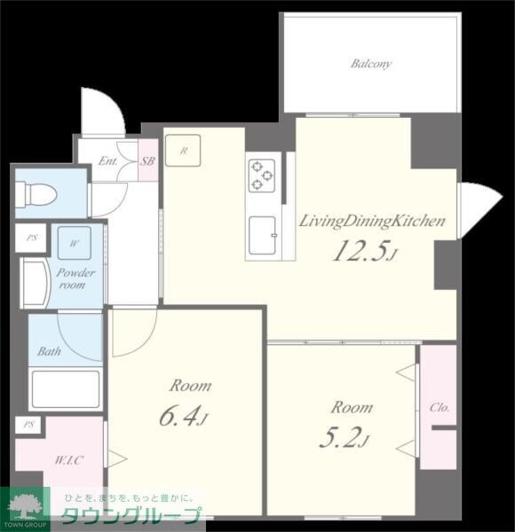 サントゥール駒込の物件間取画像