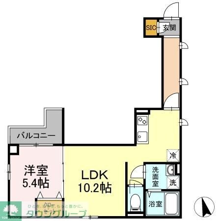 アンジュール高島平Iの物件間取画像