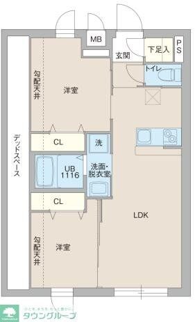 プロスタイルウェルス東武練馬の物件間取画像