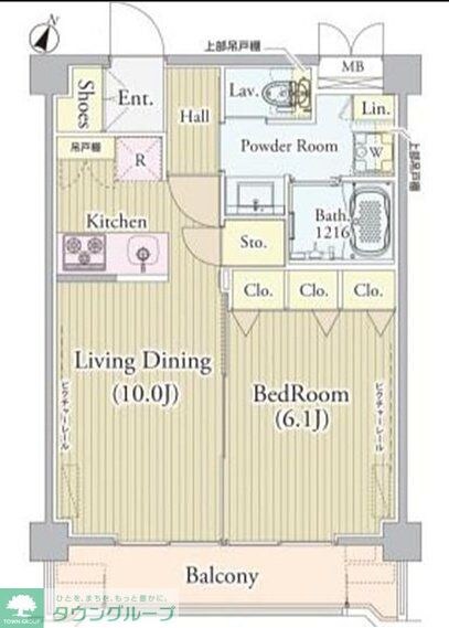 アンソレイユ氷川台の物件間取画像