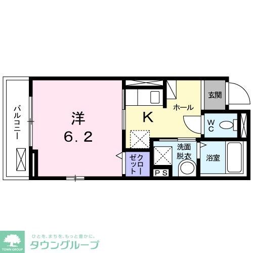 シャムロックの物件間取画像