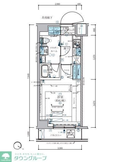 メインステージ板橋志村IIIの物件間取画像