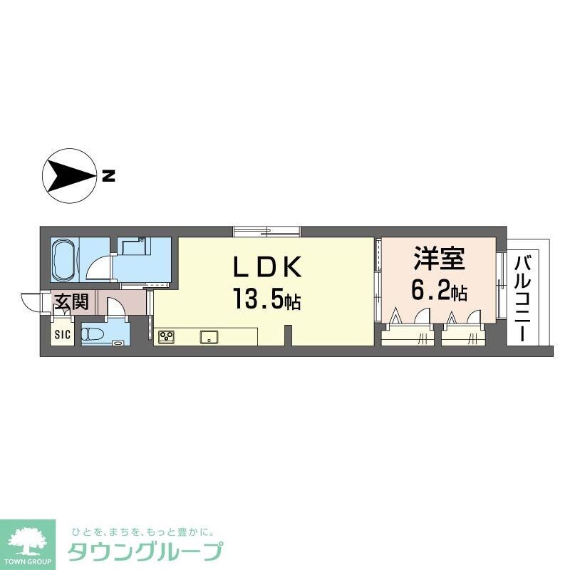 ウィズプラス等々力の物件間取画像
