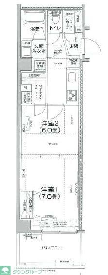 アイルグランデ大田の物件間取画像