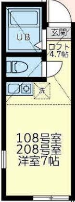 ユナイト大船ラ・ベルの物件間取画像