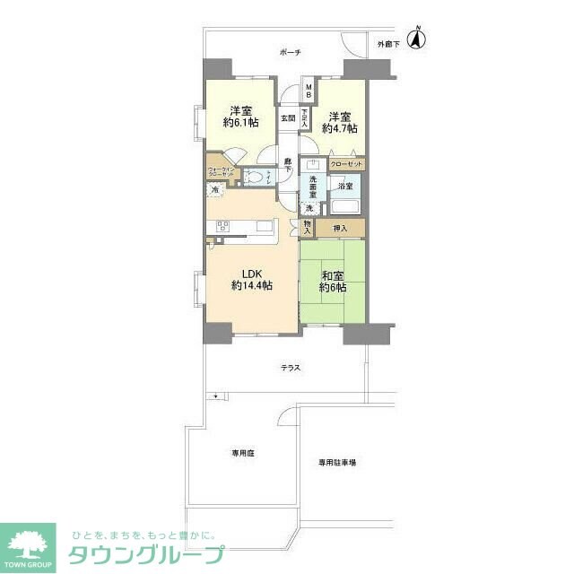 ダイアパレス湘南平塚の物件内観写真