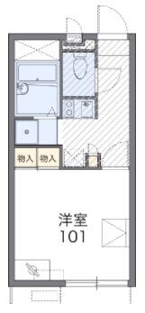 レオパレスフローラIIの物件間取画像