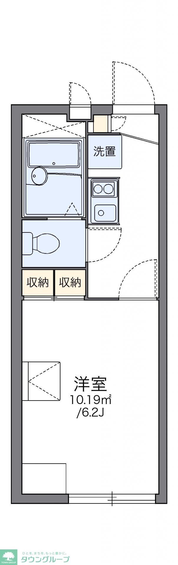 レオパレス湘南茅ヶ崎の物件間取画像