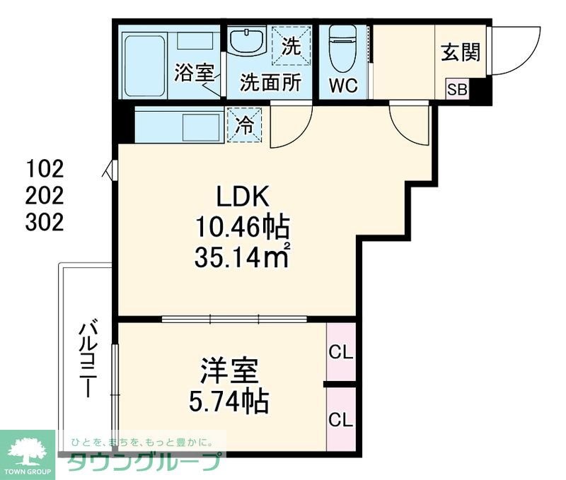 GRADUS辻堂神台の物件間取画像