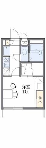 レオパレスラ・プランタンの物件間取画像