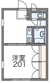 レオパレスフォーチュンの物件間取画像