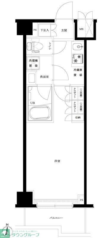 ルーブル川崎中丸子参番館の物件間取画像