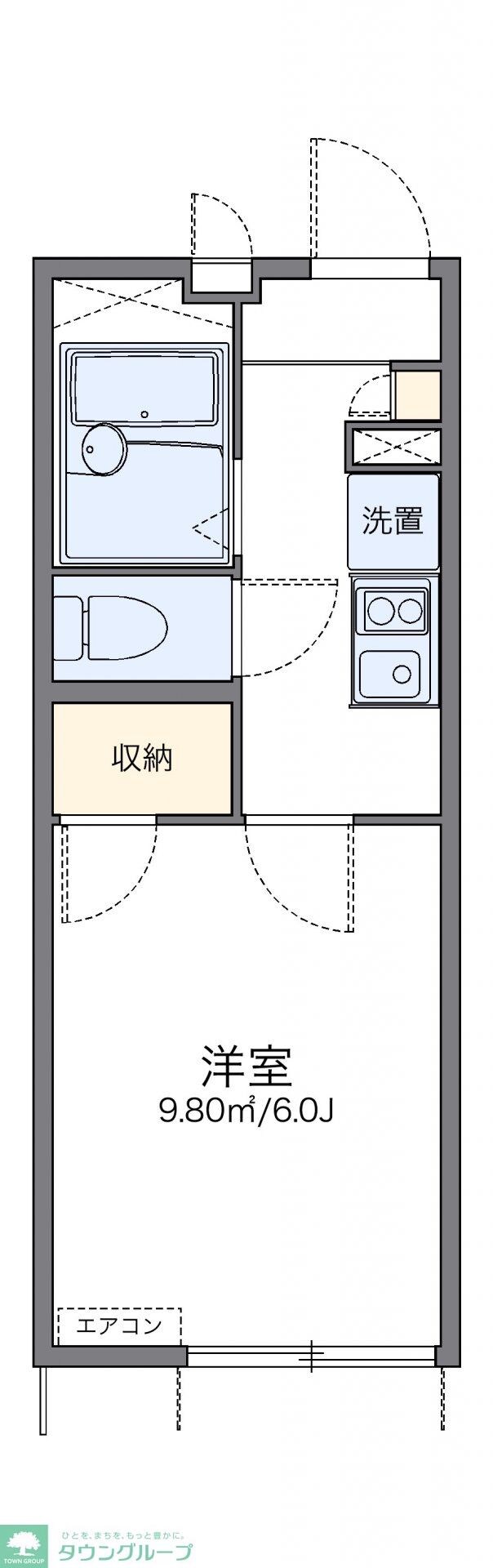 レオパレスフォレスト彩の物件間取画像