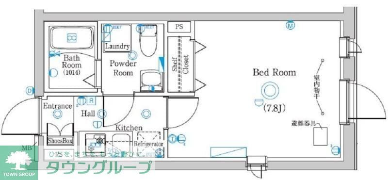 ラフィスタ新丸子の物件間取画像