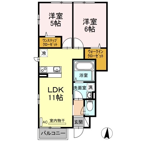 ソレアードＭの物件間取画像