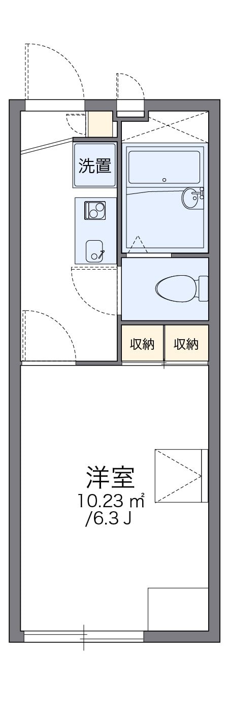 レオパレスコンフォートハウスの物件間取画像