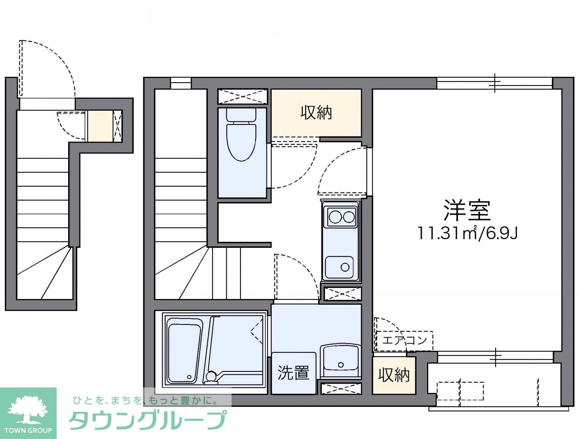 レオネクストエクセル小川弐番館の物件間取画像