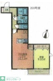 ＮＣスクエアの物件間取画像
