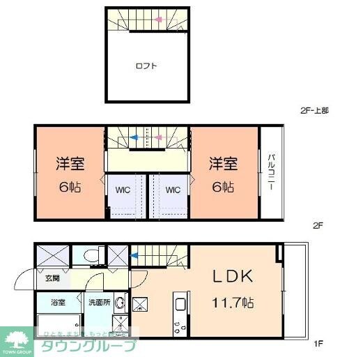 グランルーチェの物件間取画像