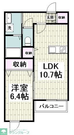 クレール・エ・ボウIIIの物件間取画像