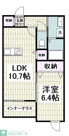 クレール・エ・ボウIIIの物件間取画像