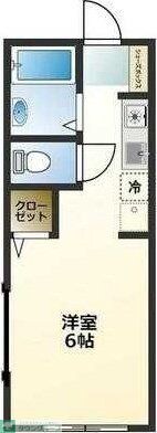 ベルグラン綱木　Ａ棟の物件間取画像