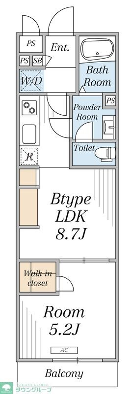 メゾン・シェノンの物件間取画像