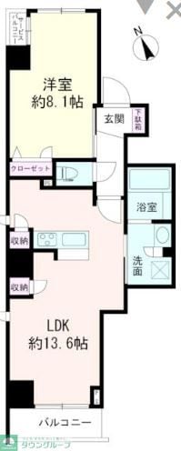 コントレイル(コントレイル)の物件間取画像