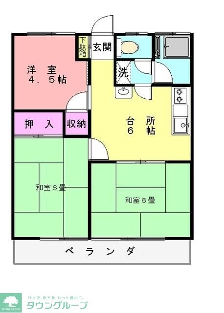 物件間取画像