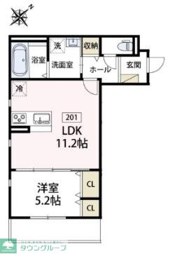 カーサ・ルピナスの物件間取画像