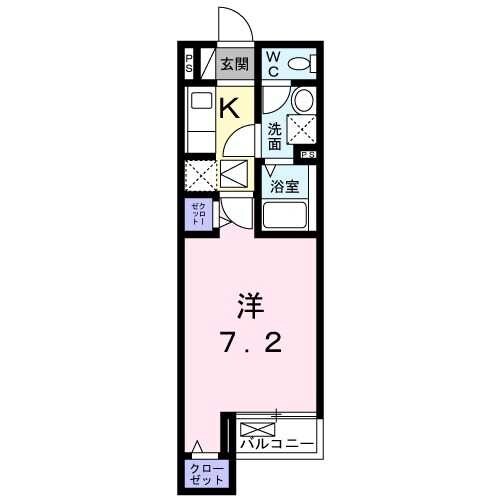 プラシード　カメリアの物件間取画像
