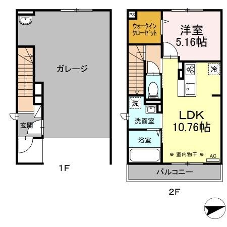 シャルールHの物件間取画像