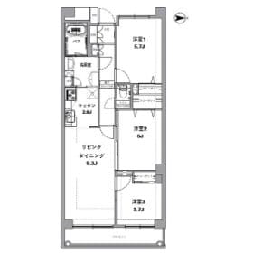 アプリーレ日吉本町の物件間取画像