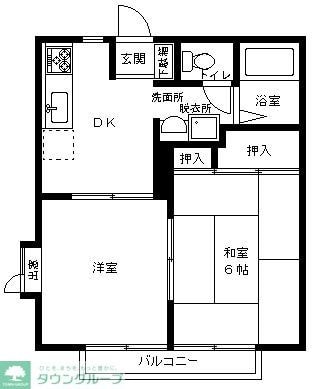 マウンテン中原の物件間取画像