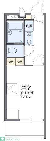 レオパレスＲＩＶＥＲＳＩＤＥ・Ｍの物件間取画像