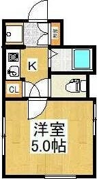 グリーンコート中野島の物件間取画像