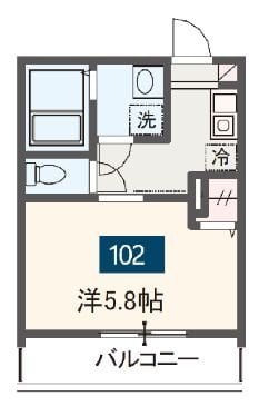 MELDIA稲城の物件間取画像