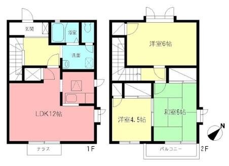 シャトー上星の物件間取画像