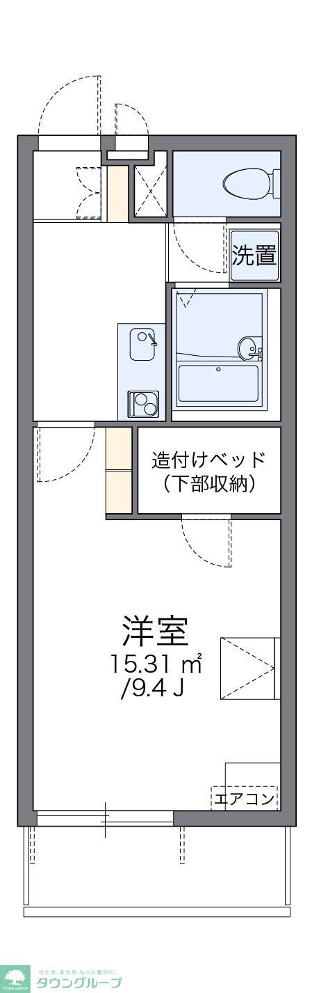 レオパレスサンロードの物件間取画像