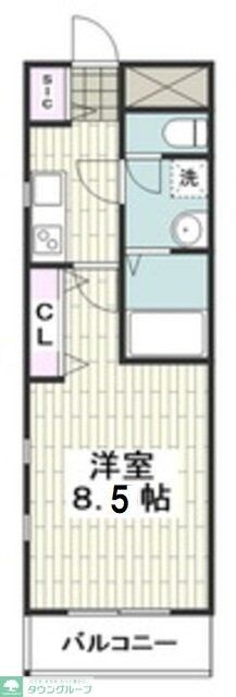 ラフィネサウスの物件間取画像