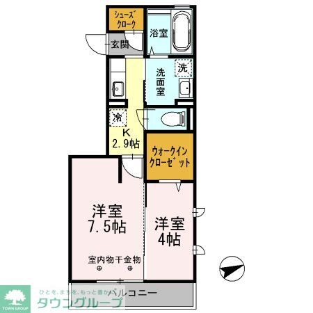 ワイズハウスの物件間取画像