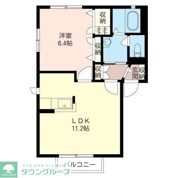 ＭＩＭＯＳＡ　ＣＯＵＲＴの物件間取画像