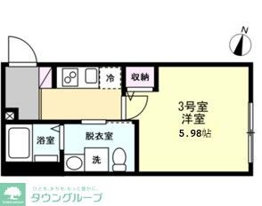 ベイルームさがみ野の物件間取画像