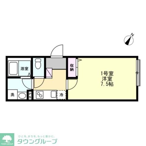 ベイルーム海老名かしわ台の物件間取画像